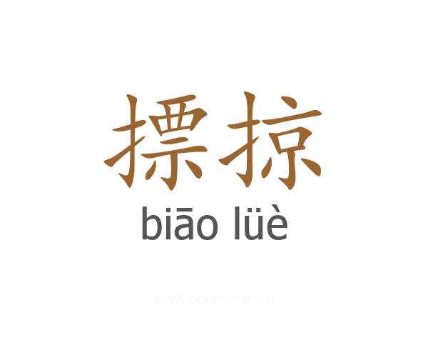 摽掠