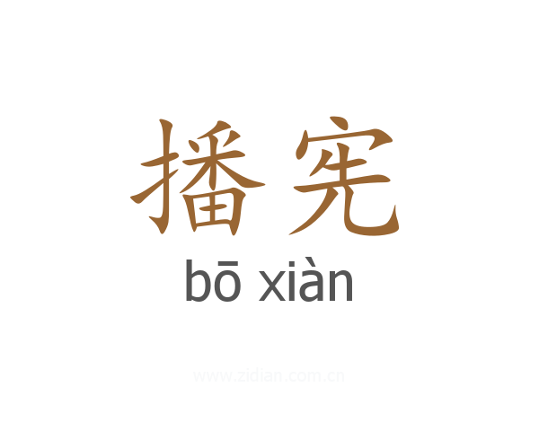 播宪