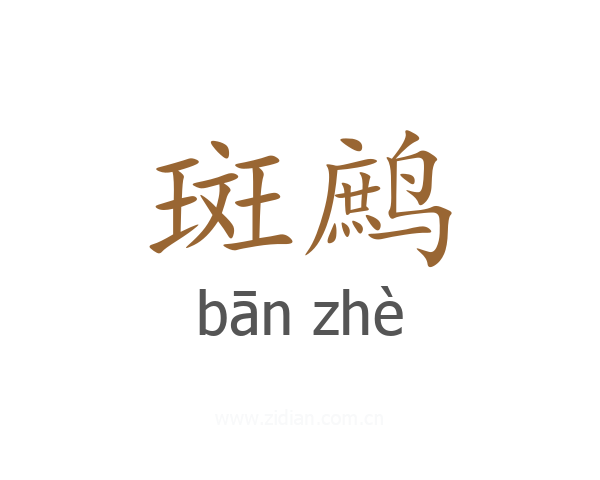 斑鹧