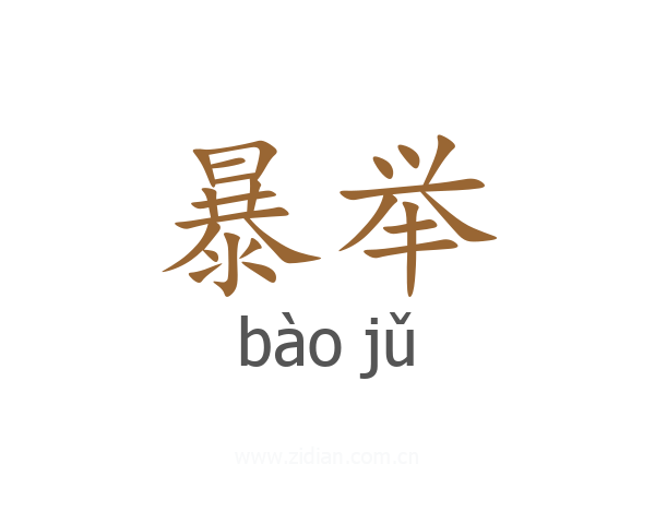 暴举
