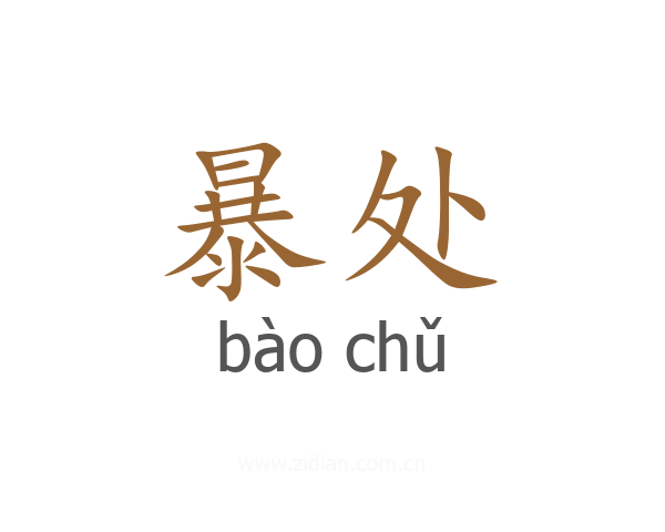 暴处