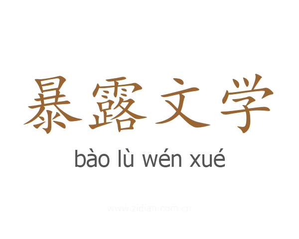 暴露文学