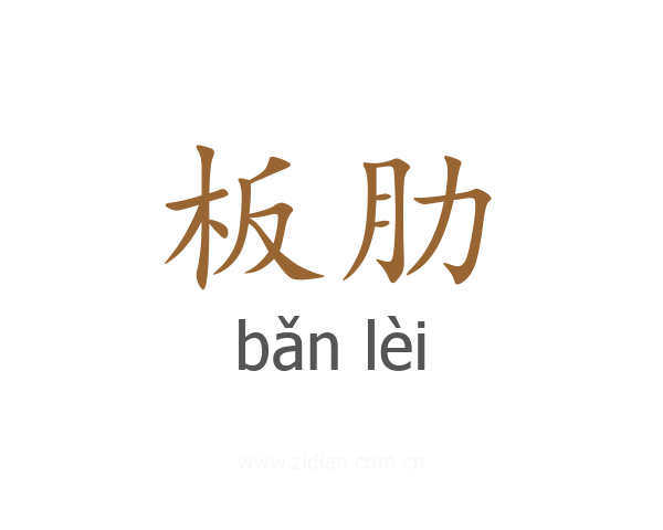 板肋