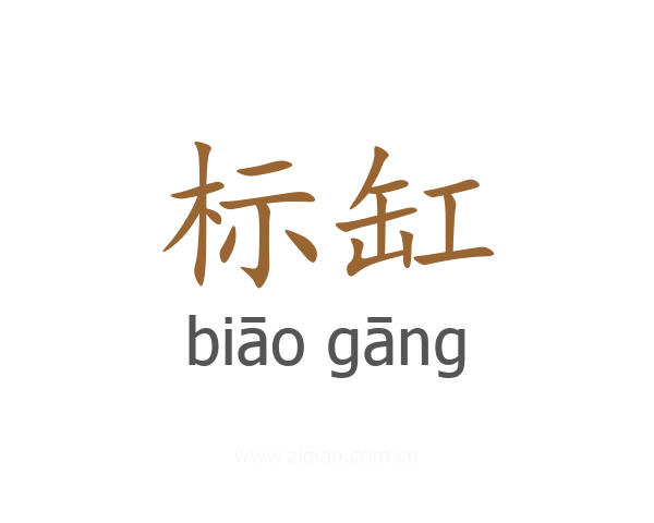 标缸