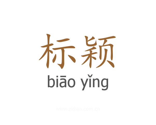 标颖