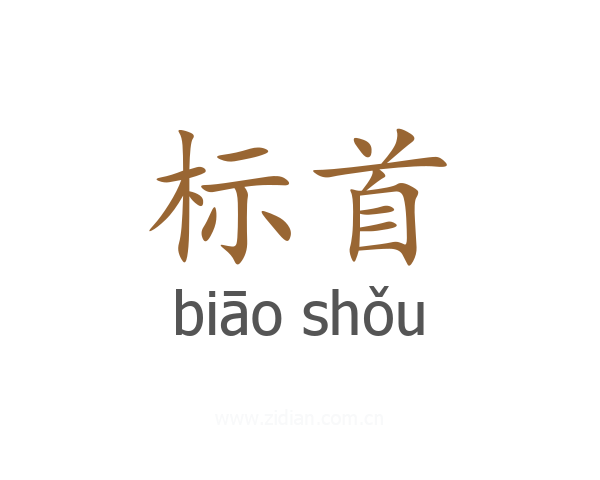 标首