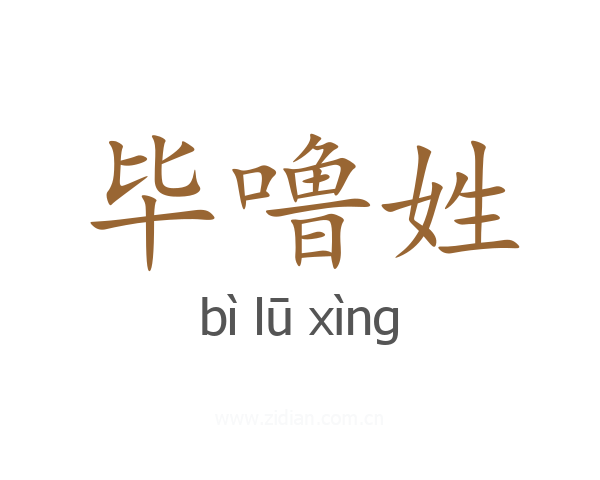 毕噜姓