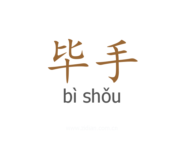 毕手