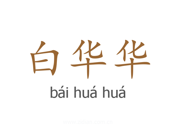 白华华