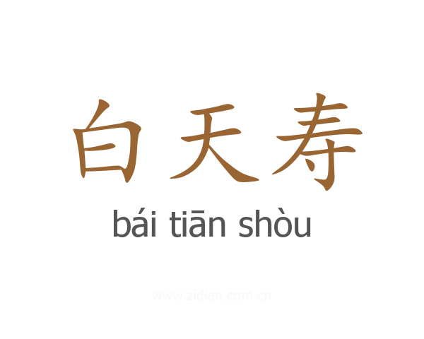 白天寿