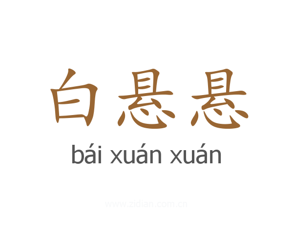 白悬悬