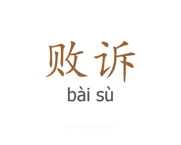 败诉