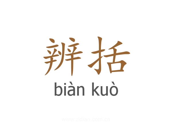 辨括
