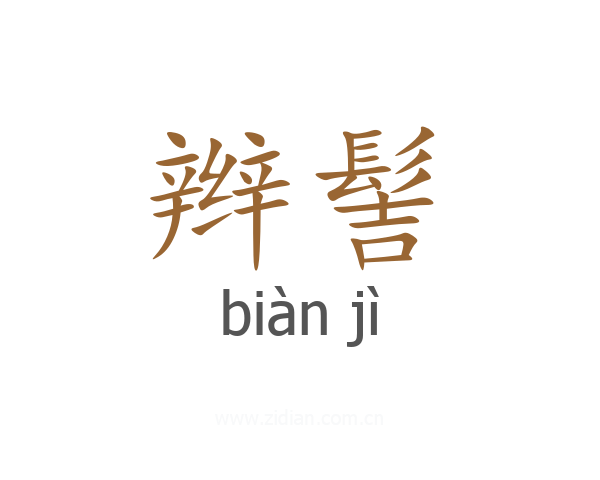 辫髻