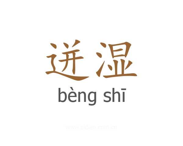 迸湿