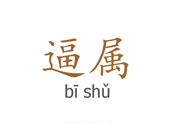 逼属