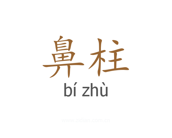 鼻柱
