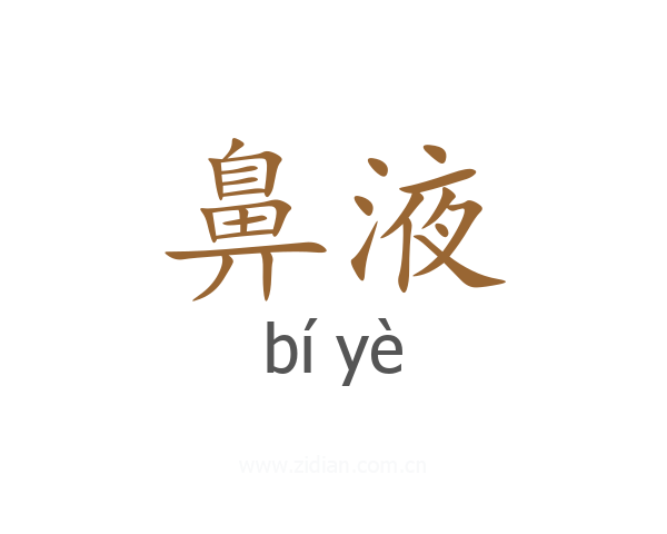 鼻液