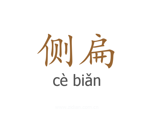 侧扁