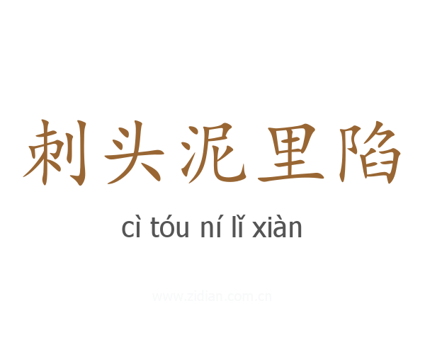 刺头泥里陷