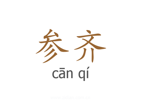 参齐