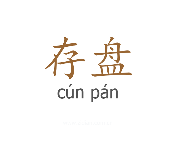 存盘