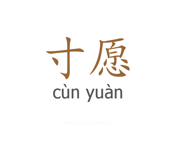 寸愿