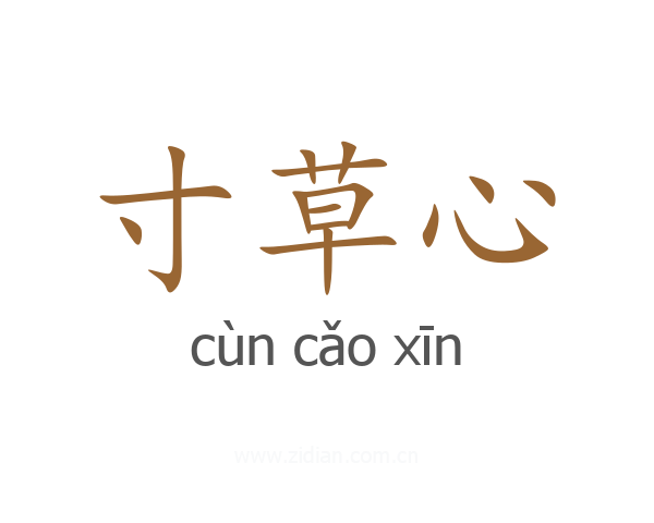 寸草心