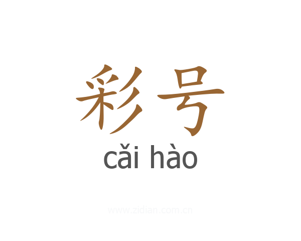 彩号