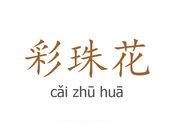 彩珠花