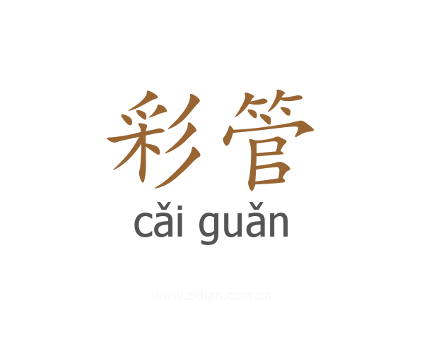 彩管