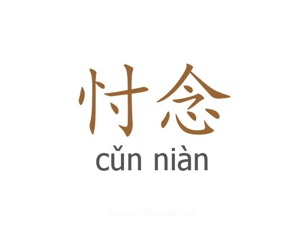 忖念