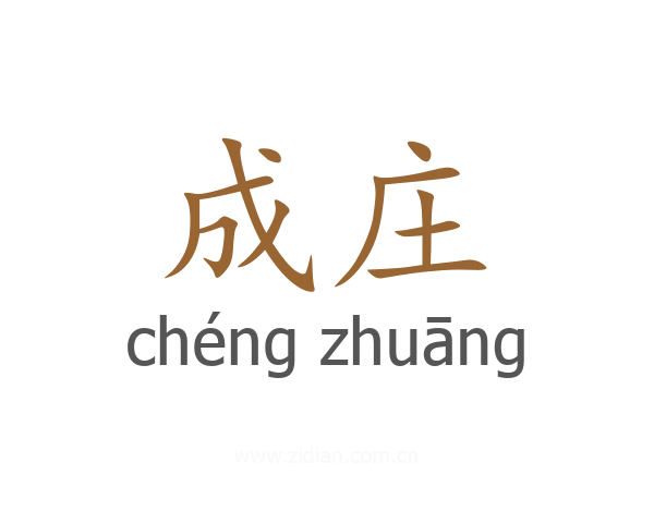 成庄
