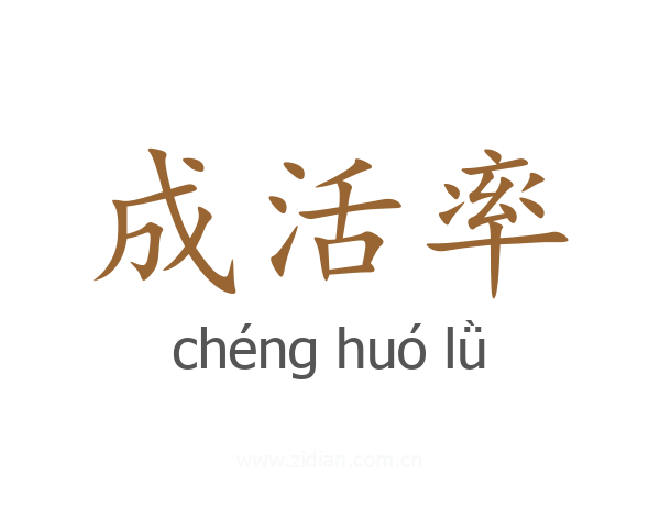 成活率