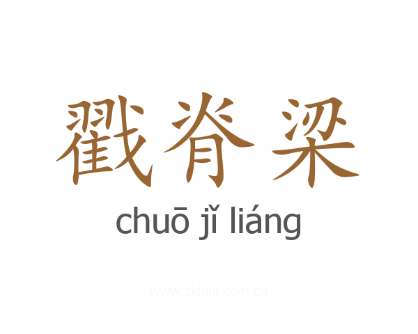 戳脊梁