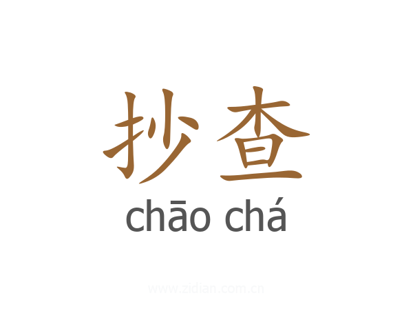 抄查