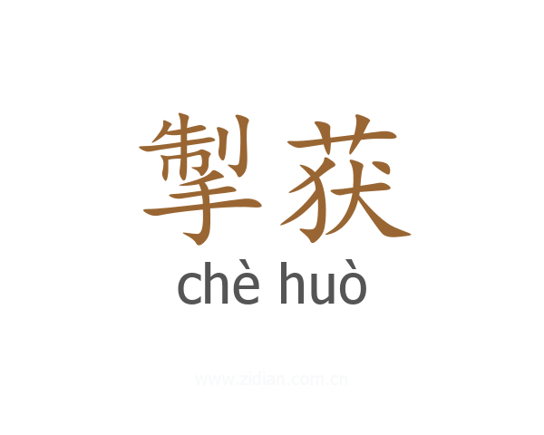掣获