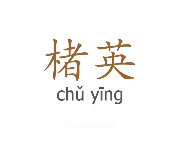 楮英
