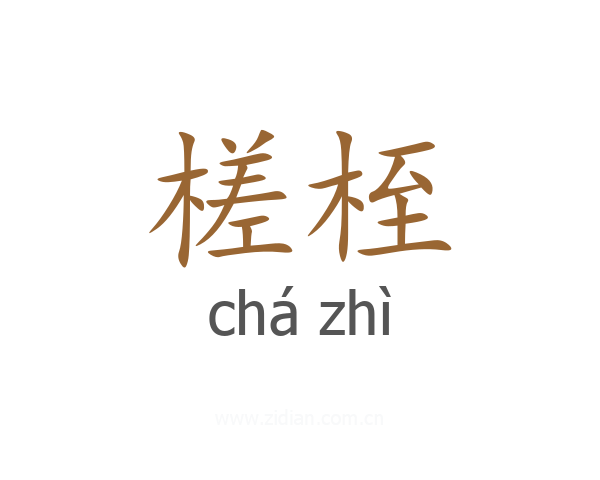 槎桎
