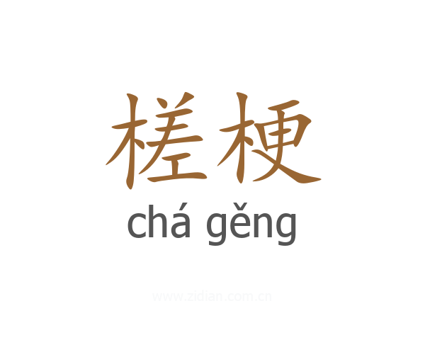 槎梗