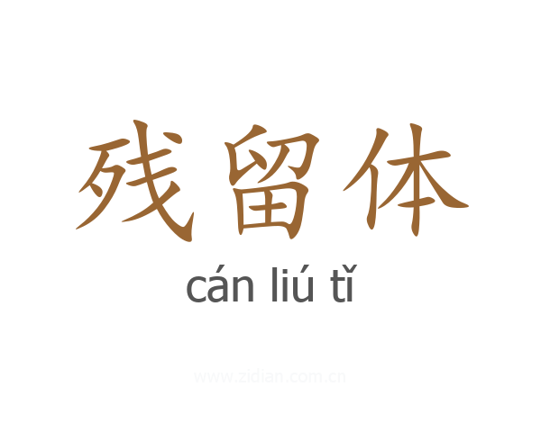 残留体