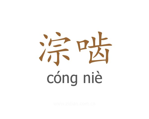 淙啮