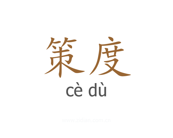 策度