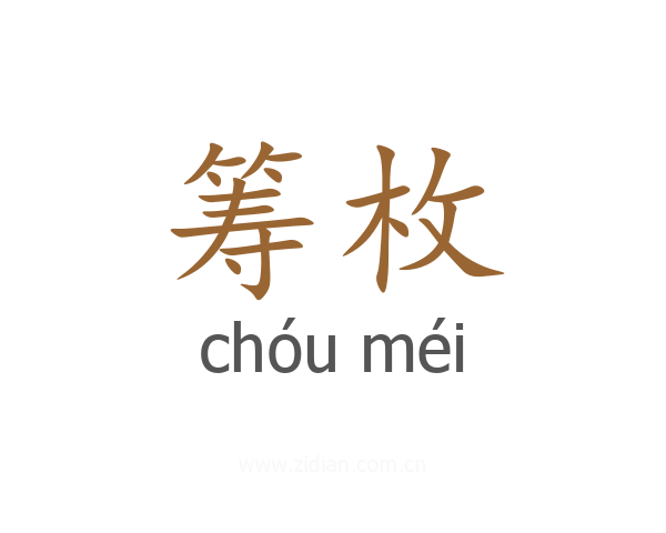 筹枚