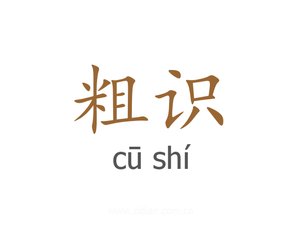 粗识