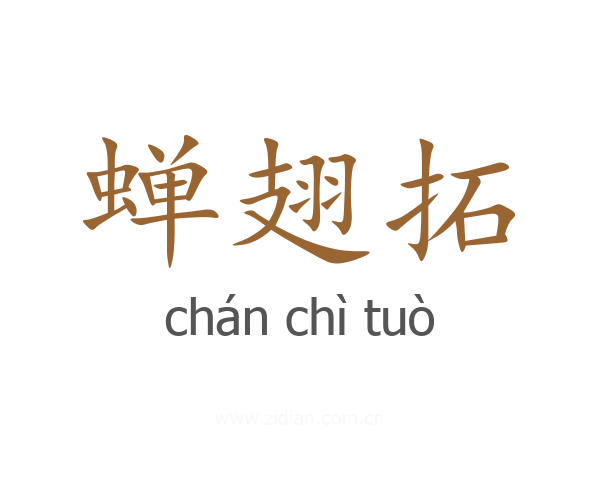 蝉翅拓