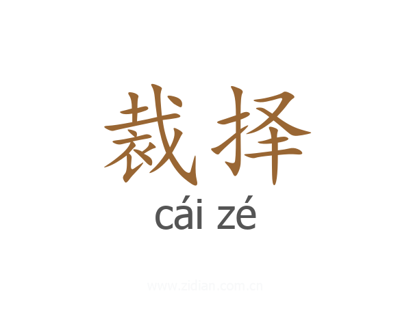 裁择