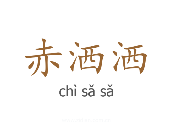 赤洒洒