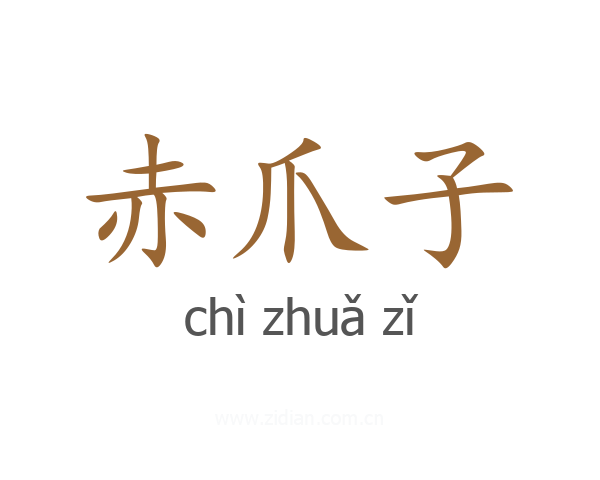 赤爪子