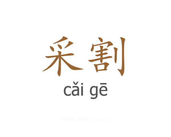 采割